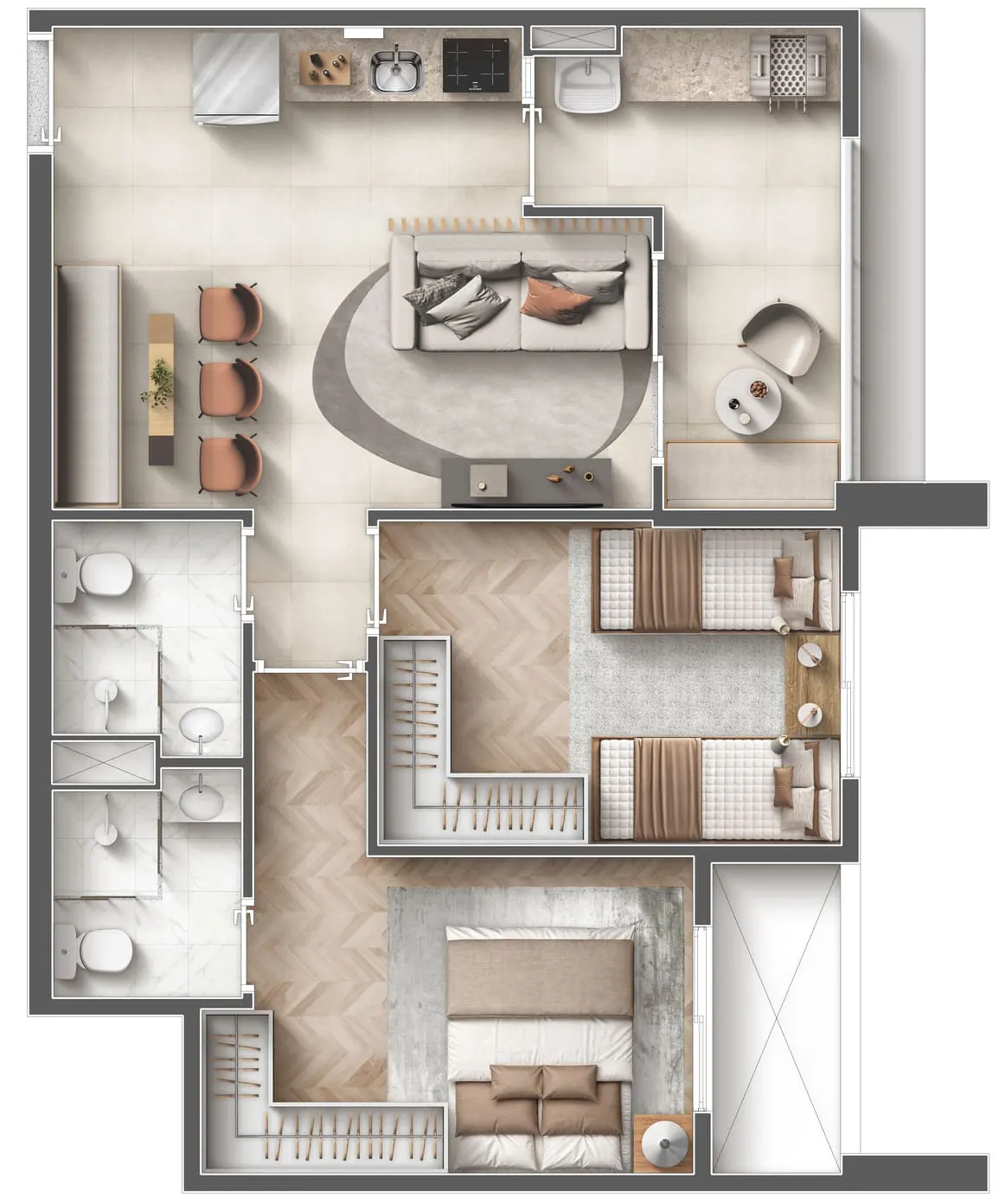 2 Dorms